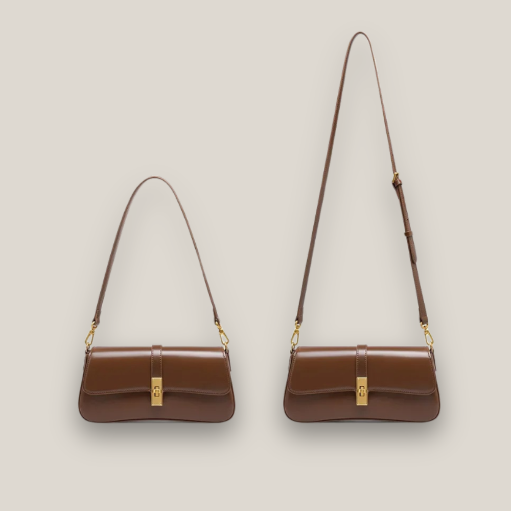 Barrington | Women's Casual Genuine Leather Baguette Handbag