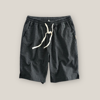 Barrington | Men's Casual Striped Linen Shorts