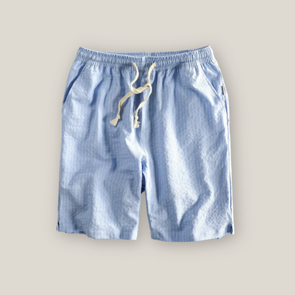 Barrington | Men's Casual Striped Linen Shorts