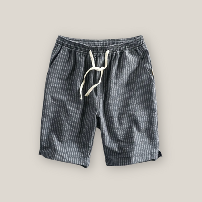 Barrington | Men's Casual Striped Linen Shorts