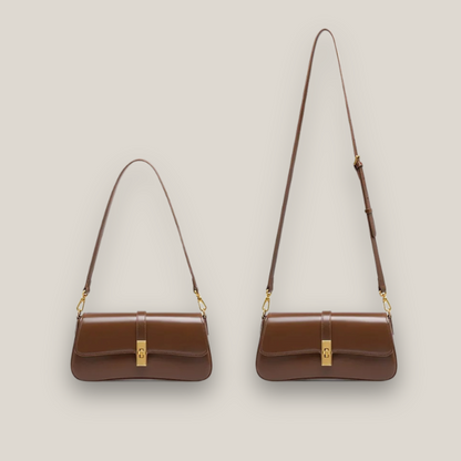 Barrington | Women's Casual Genuine Leather Baguette Handbag