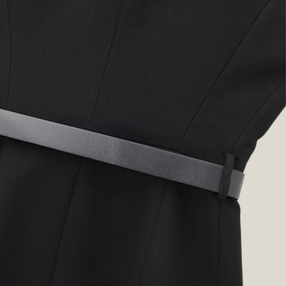 Barrington | Women's Casual Long Waistcoat With Belt