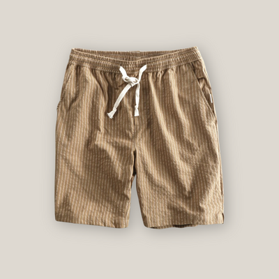 Barrington | Men's Casual Striped Linen Shorts